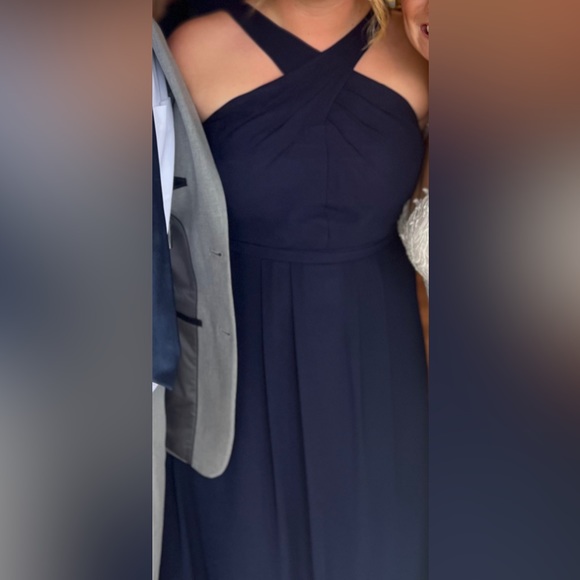 Navy blue bridesmaid dress - Picture 2 of 4